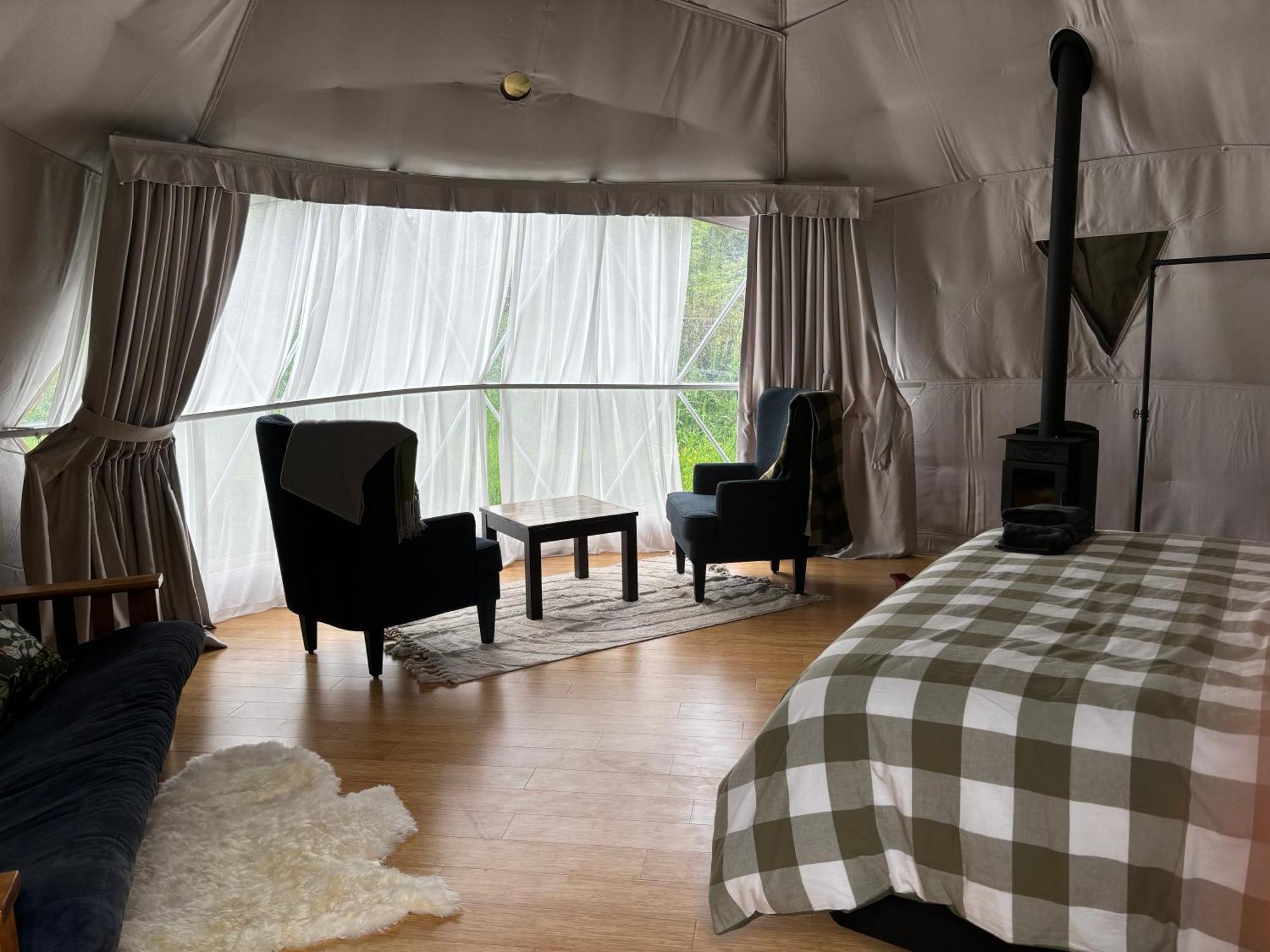 Takahuri Glamping Domes Whanganui Dış mekan fotoğraf