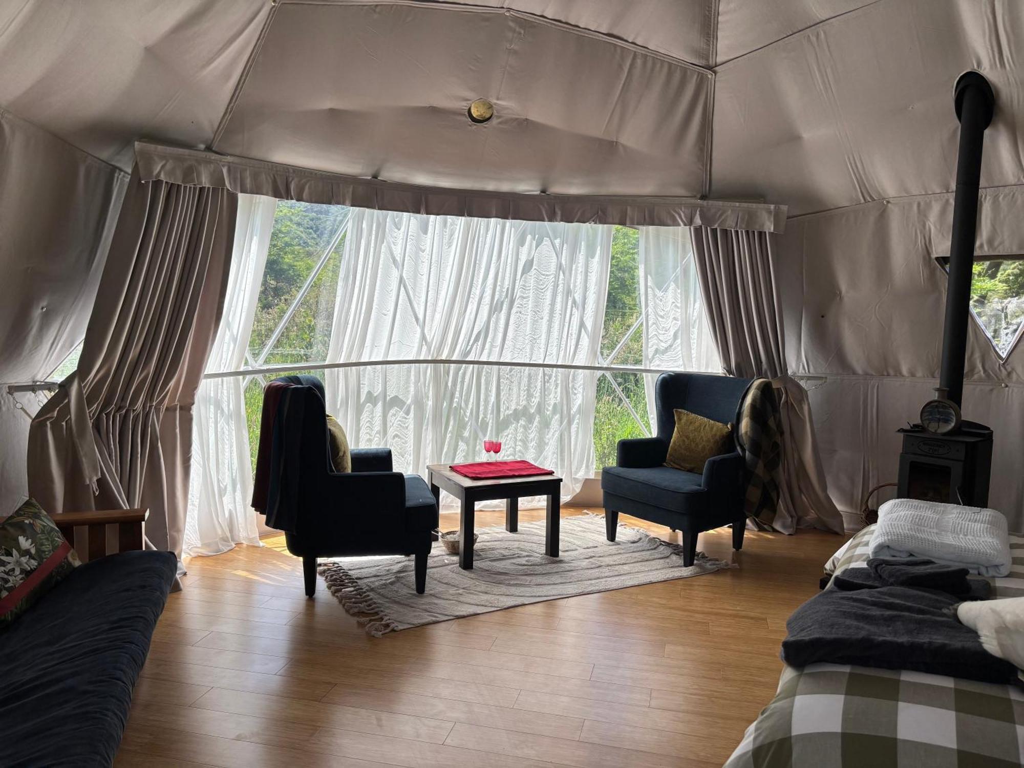 Takahuri Glamping Domes Whanganui Dış mekan fotoğraf